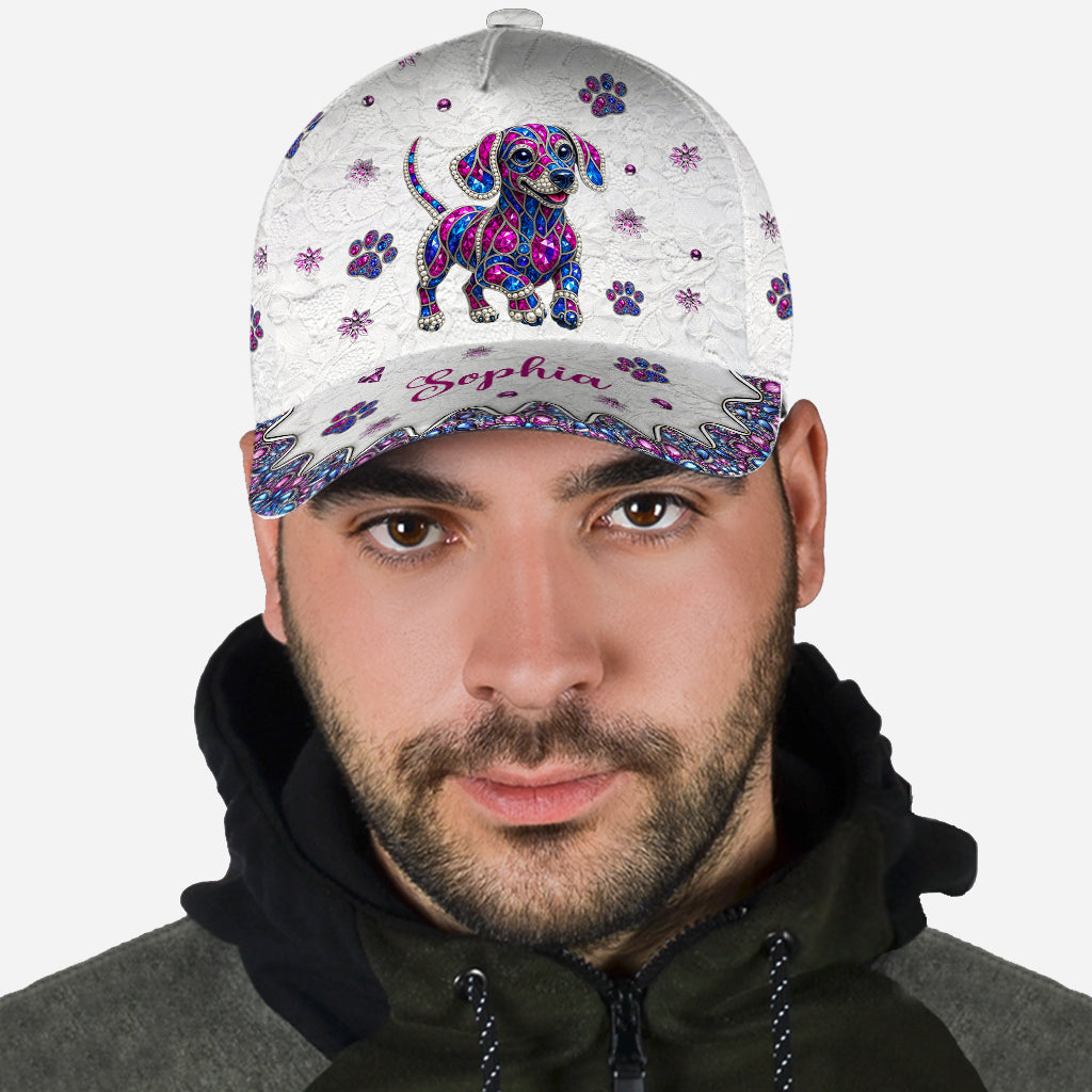 J'adore les teckels - Casquette classique personnalisée pour teckel