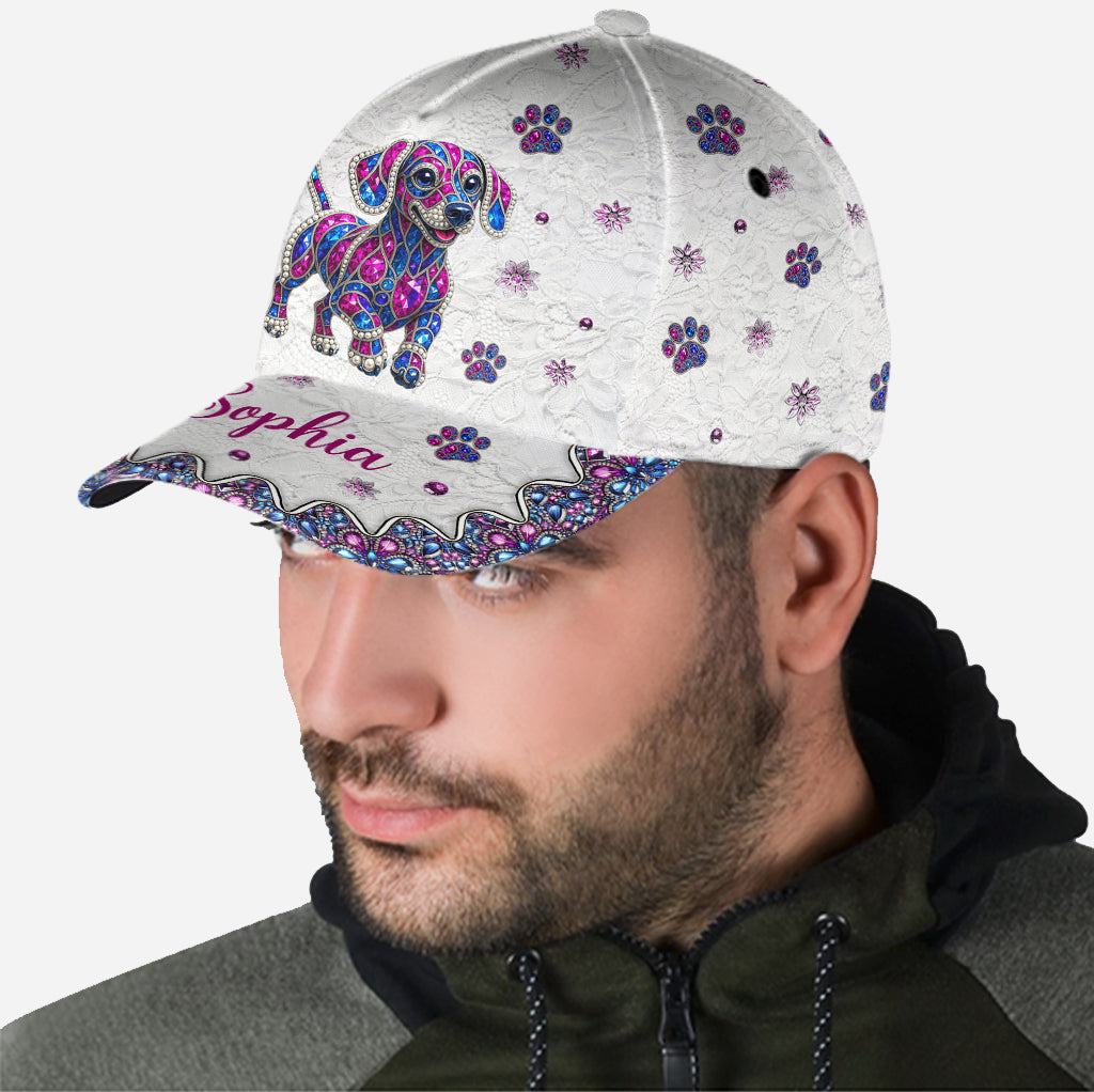 J'adore les teckels - Casquette classique personnalisée pour teckel