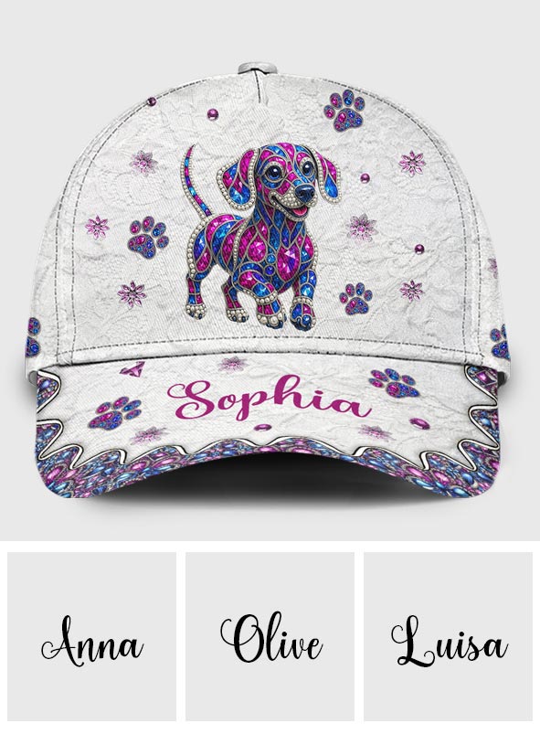 J'adore les teckels - Casquette classique personnalisée pour teckel