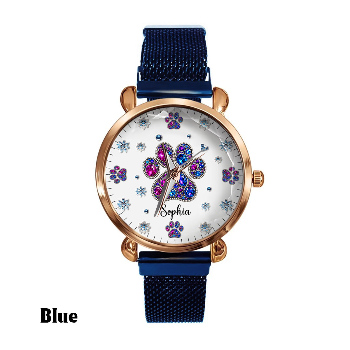 Amoureux des chiens - Montre-bracelet personnalisée pour femmes passionnées de chiens 
