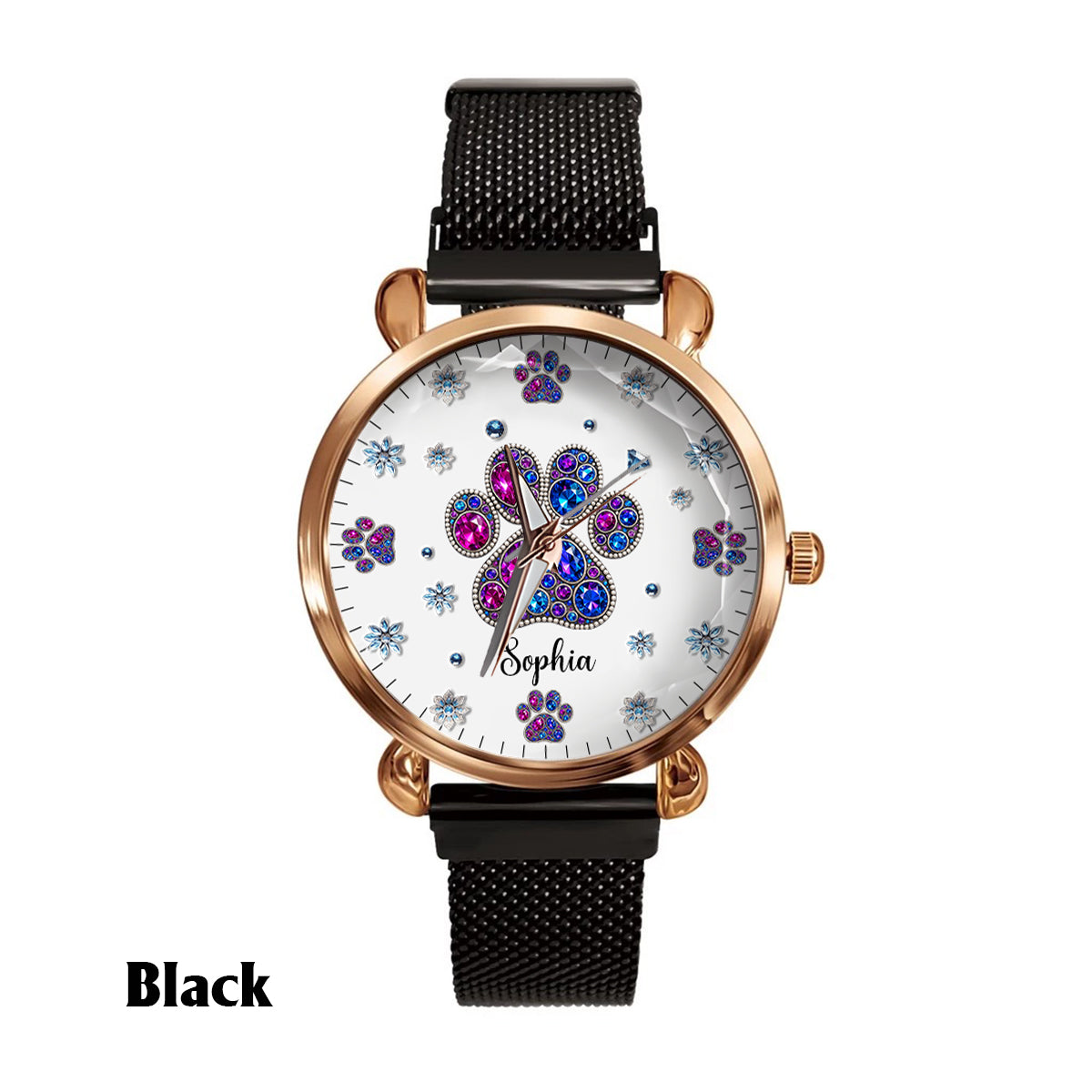 Amoureux des chiens - Montre-bracelet personnalisée pour femmes passionnées de chiens 