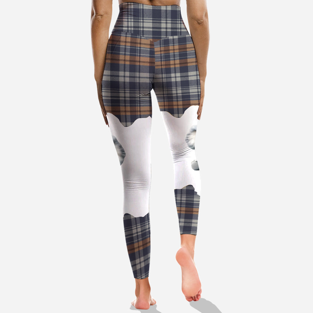 Adorable éléphant - Sweat à capuche et leggings personnalisés avec éléphant