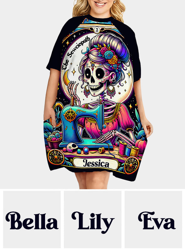 The Sewciopath - Personalized Sewing Sleep T-shirt Dress