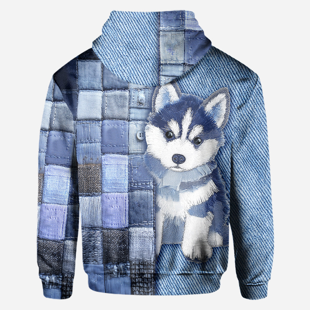 Love Siberian Husky - Personalized Dog All Over Shirt