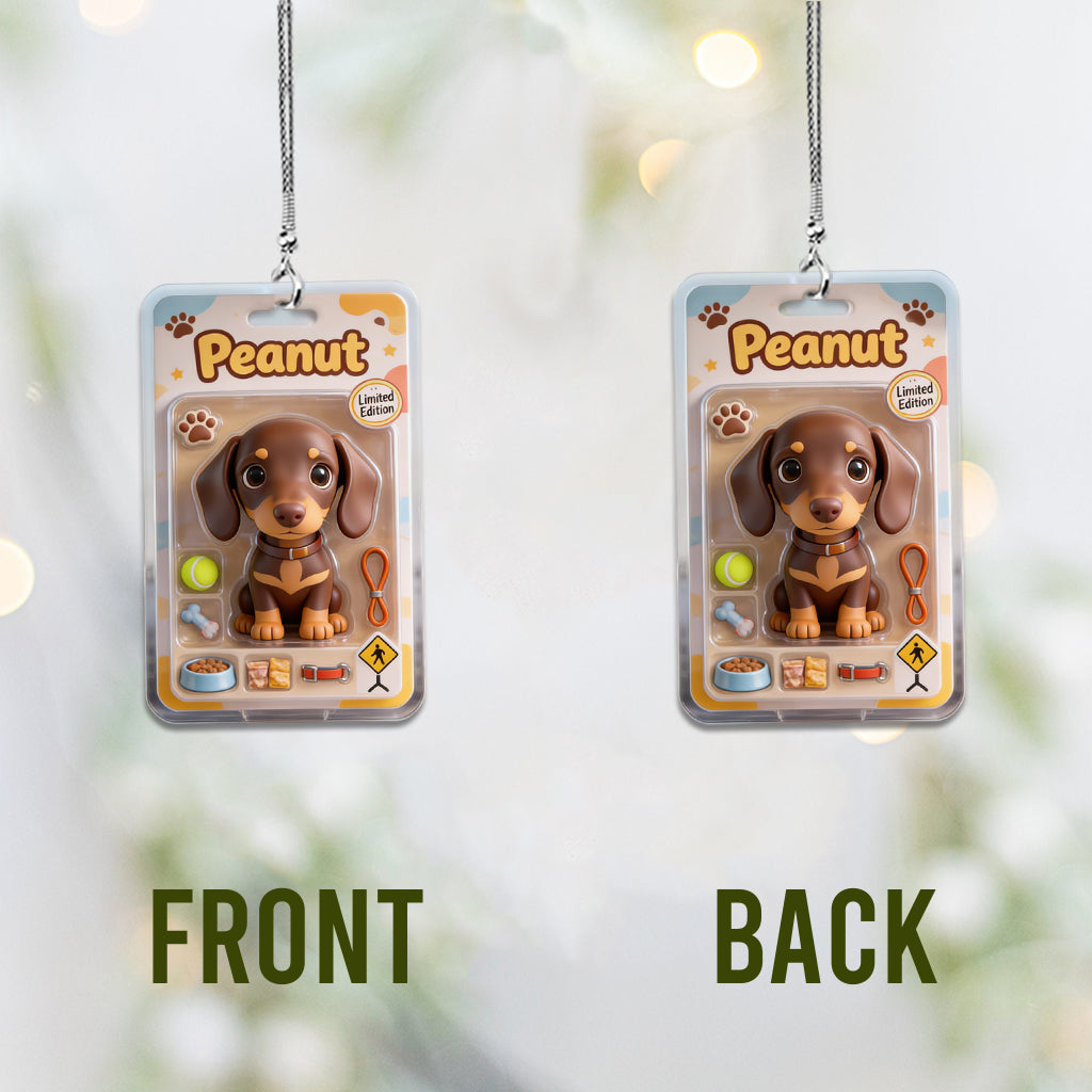 Custom Pet Photo - Personalized Dog Car Ornament