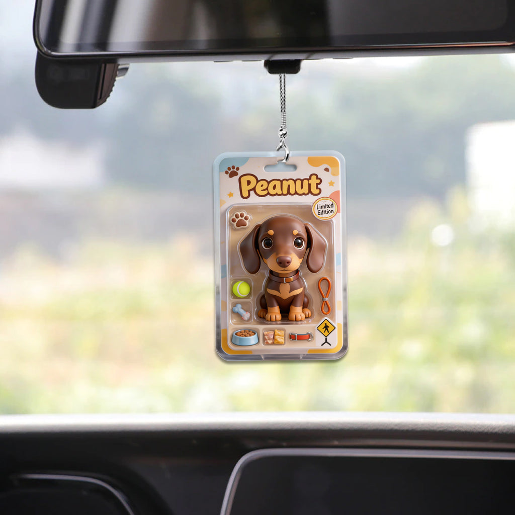Custom Pet Photo - Personalized Dog Car Ornament