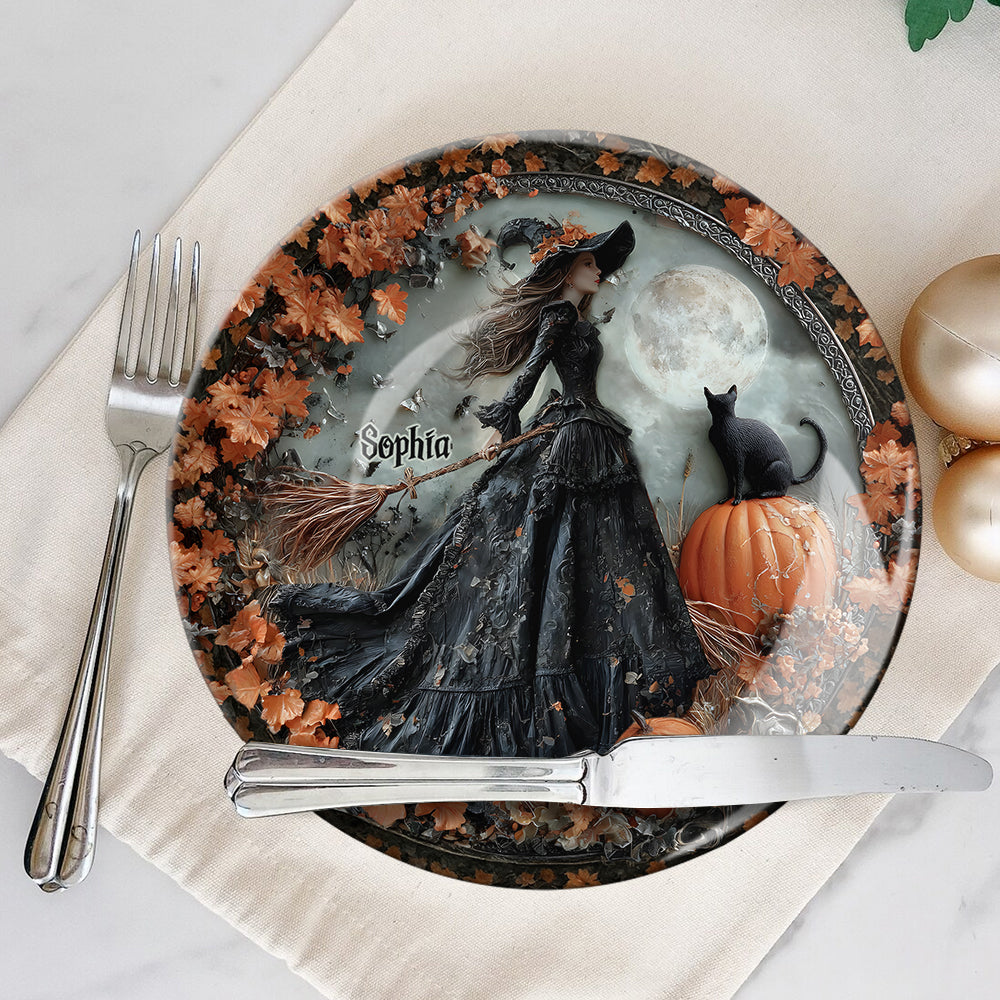 I'm A Witch - Personalized Witch Ceramic Round Plate