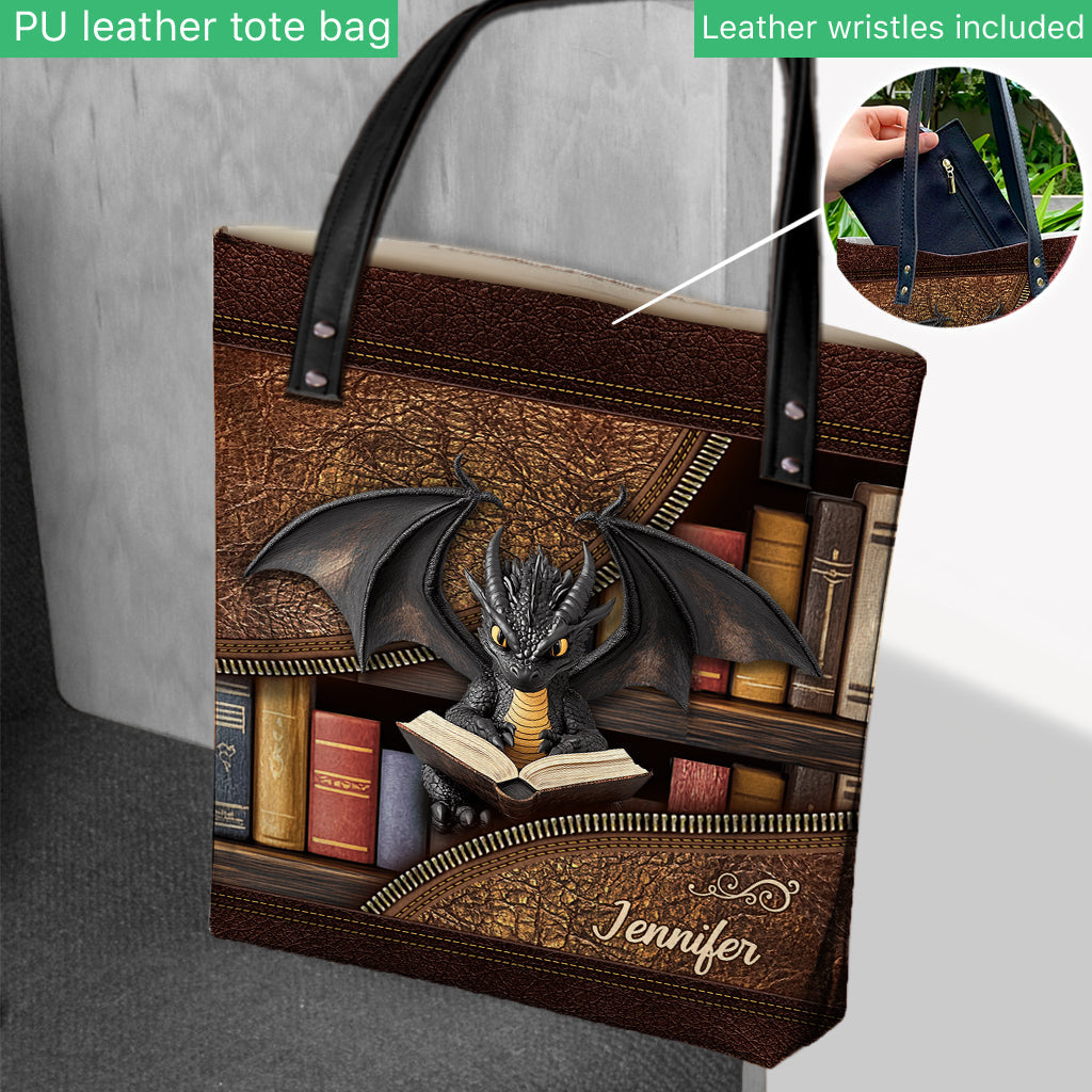 I'm A Bookdragon - Personalized Book Tote Bag