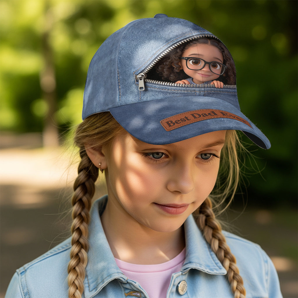 Photo Personnalisée - Casquette Classique pour Père