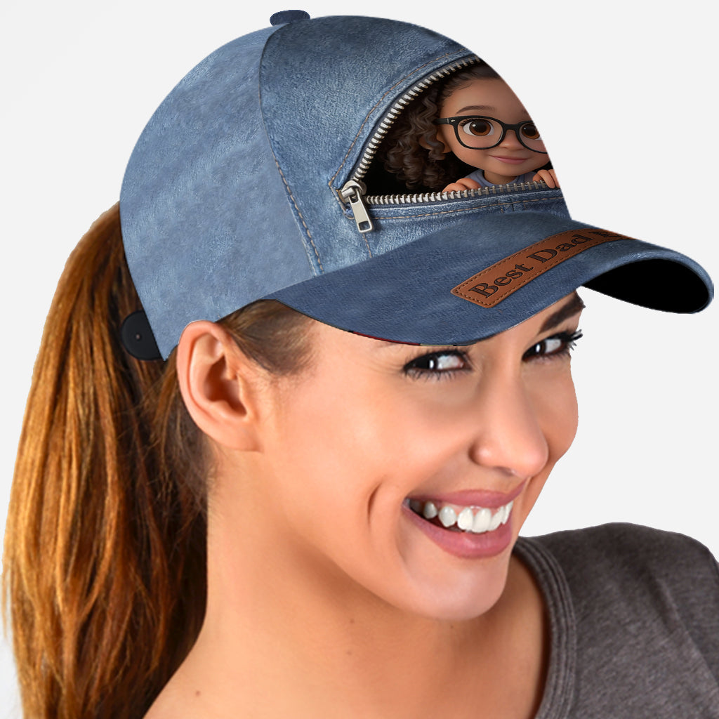 Photo Personnalisée - Casquette Classique pour Père