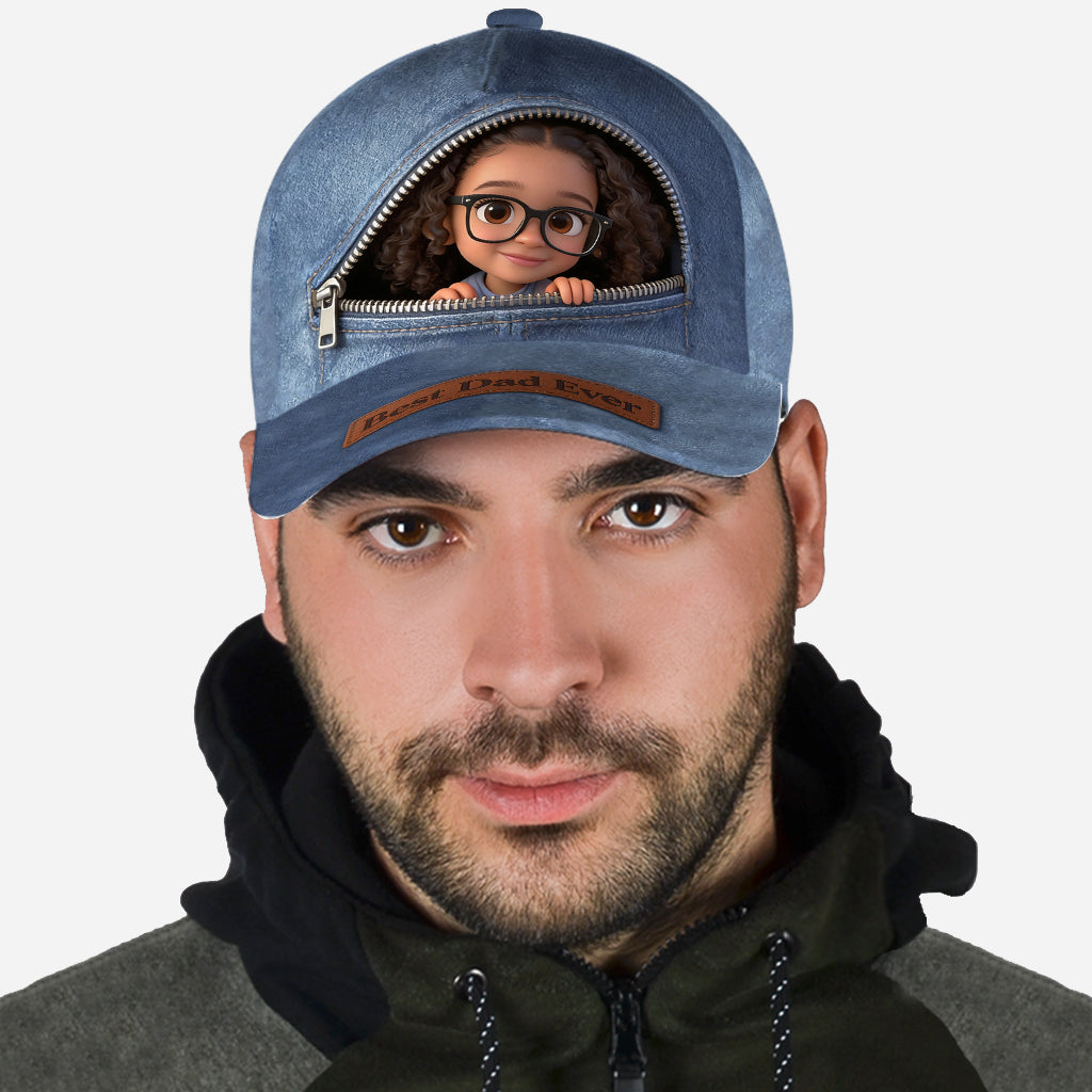 Photo Personnalisée - Casquette Classique pour Père