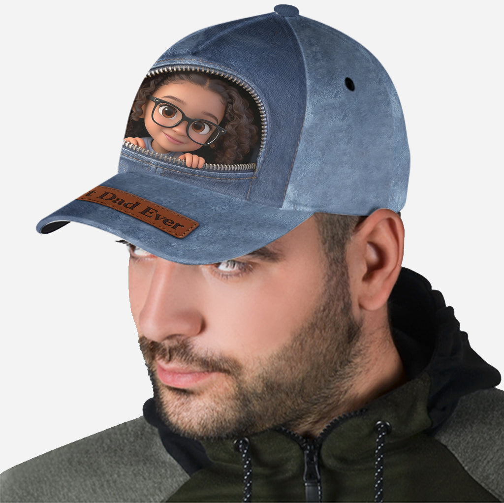 Photo Personnalisée - Casquette Classique pour Père