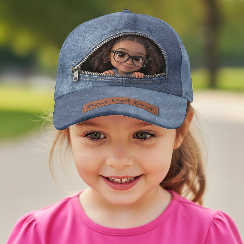 Photo Personnalisée - Casquette Classique pour Père