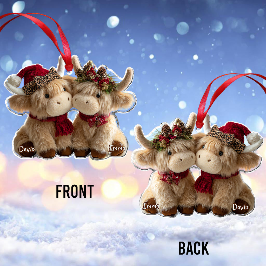 You & Me We Got This - Personalized Highland Cow Ornament