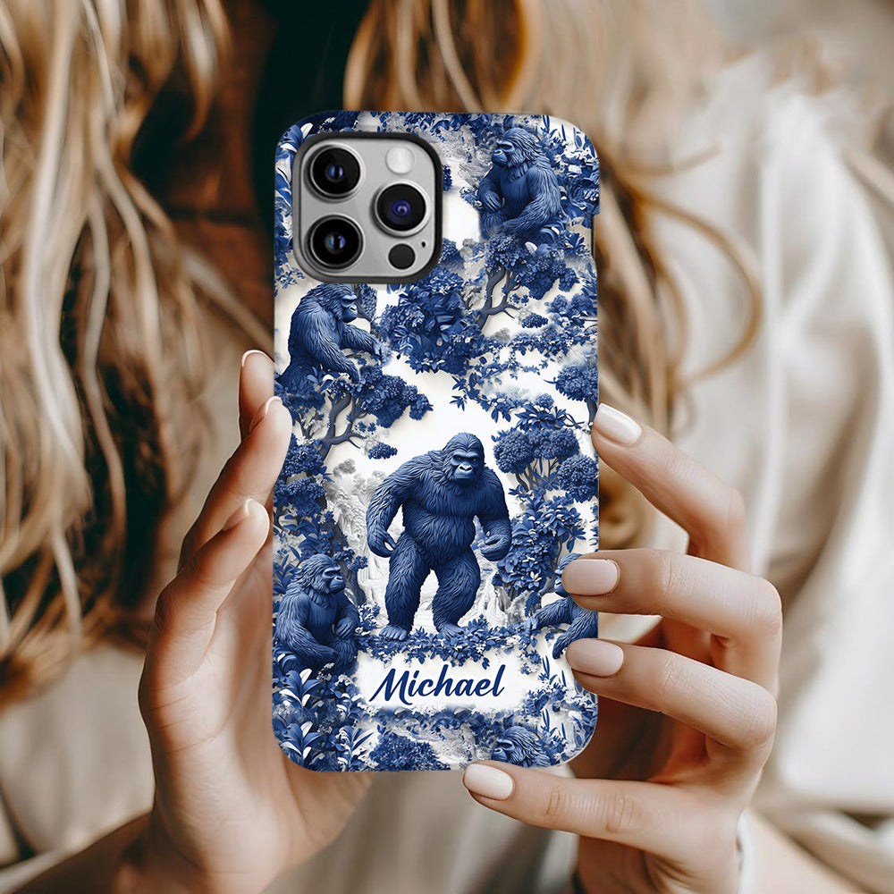 Bigfoot Summer Vibes - Personalized Hiking Full Print Phone Case