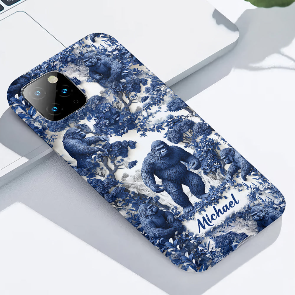 Bigfoot Summer Vibes - Personalized Hiking Full Print Phone Case