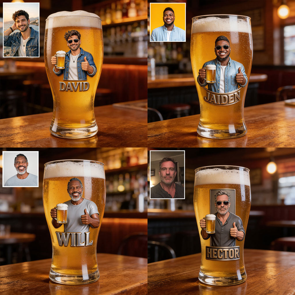 Amateurs de bière, personnalisez votre pinte avec votre photo !