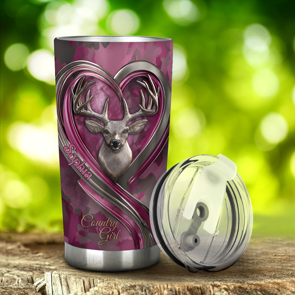 Country Girl - Personalized Hunting Tumbler