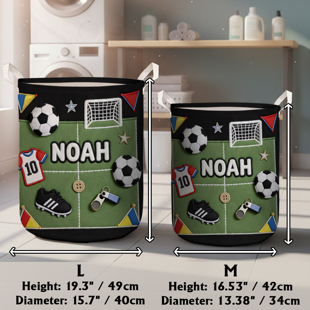 Love Soccer - Personalized Soccer Storage Basket