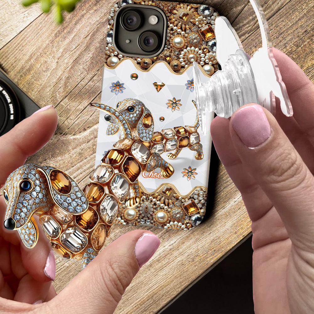 Love Dachshunds - Personalized Dog Full Print Phone Case