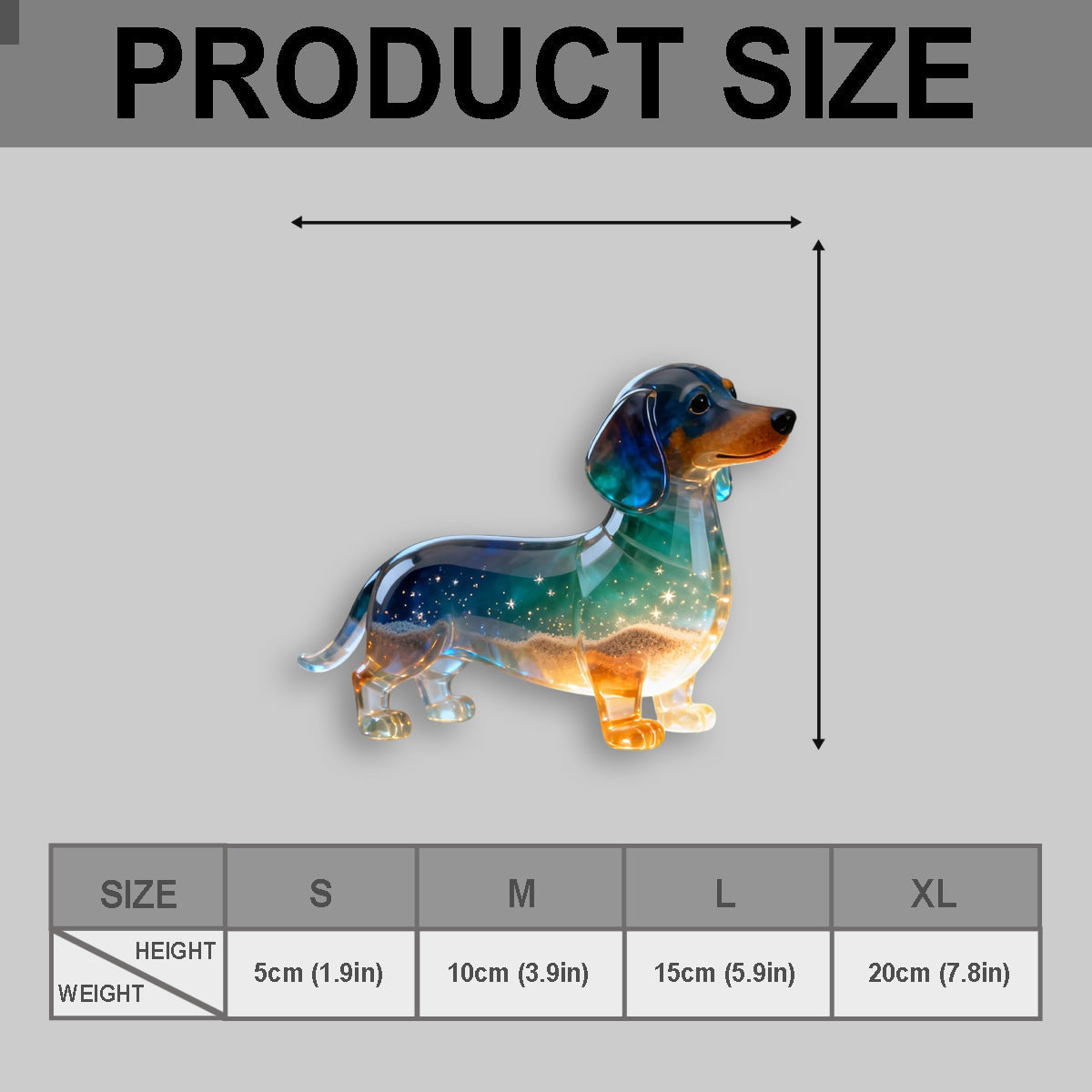 Je suis toujours avec toi - Carte de poche personnalisée Teckel