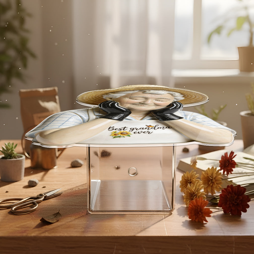 Pot de jardinage acrylique personnalisé « Rêverie »