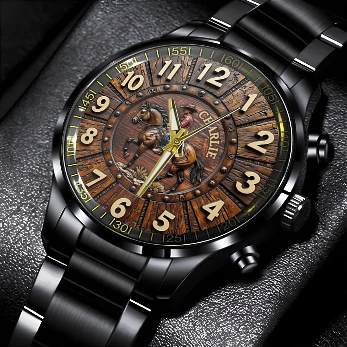 Cool Cowboy - Personalized Western Outfit Hand Watch