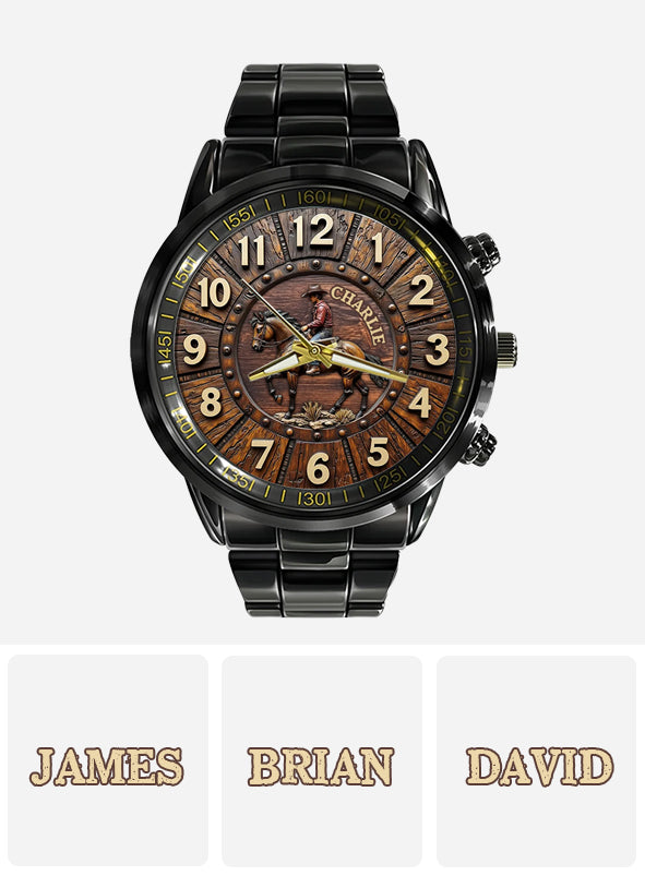 Cool Cowboy - Personalized Western Outfit Hand Watch