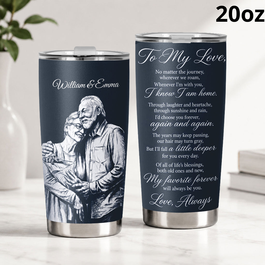À Mon Amour - Tasse Personnalisée pour Couple