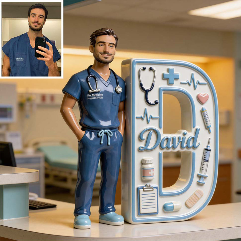 Custom Any Photo - Best Nurse Ever - Personalized Nurse Custom Shaped Acrylic Plaque