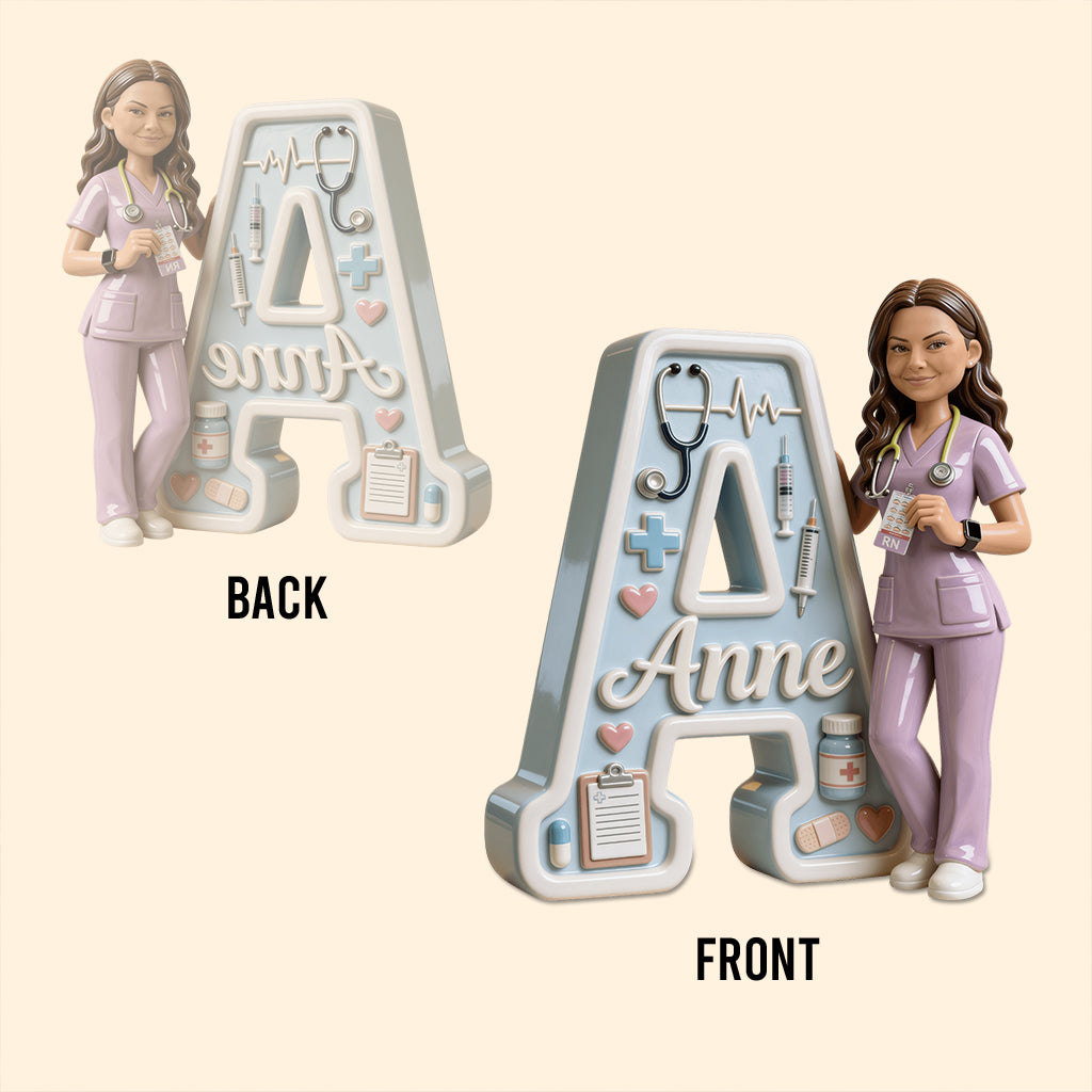 Custom Any Photo - Best Nurse Ever - Personalized Nurse Custom Shaped Acrylic Plaque