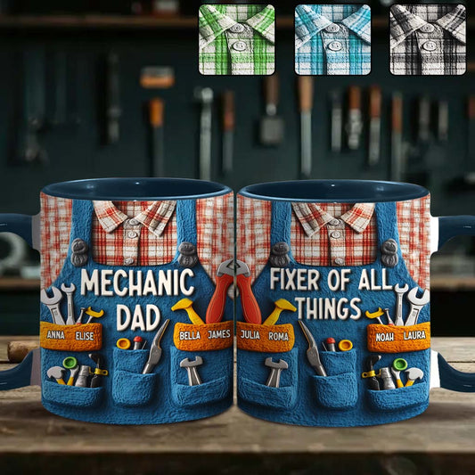 Mug personnalisé « Papa mécanicien »