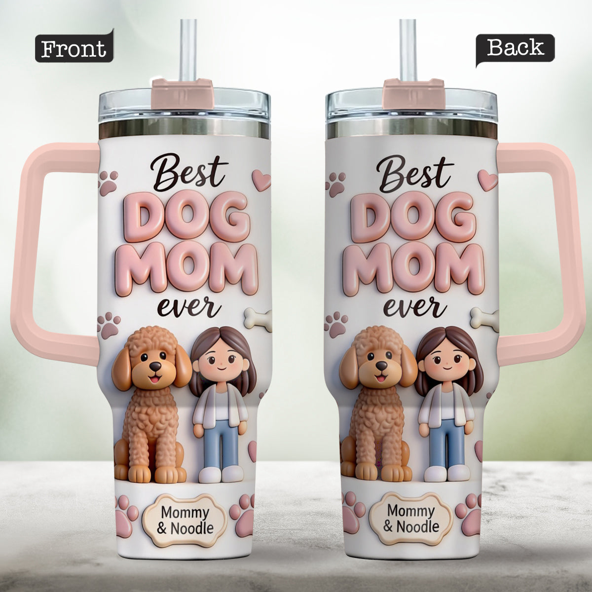 Meilleure Maman de Chien - Tasse Personnalisée avec Poignée