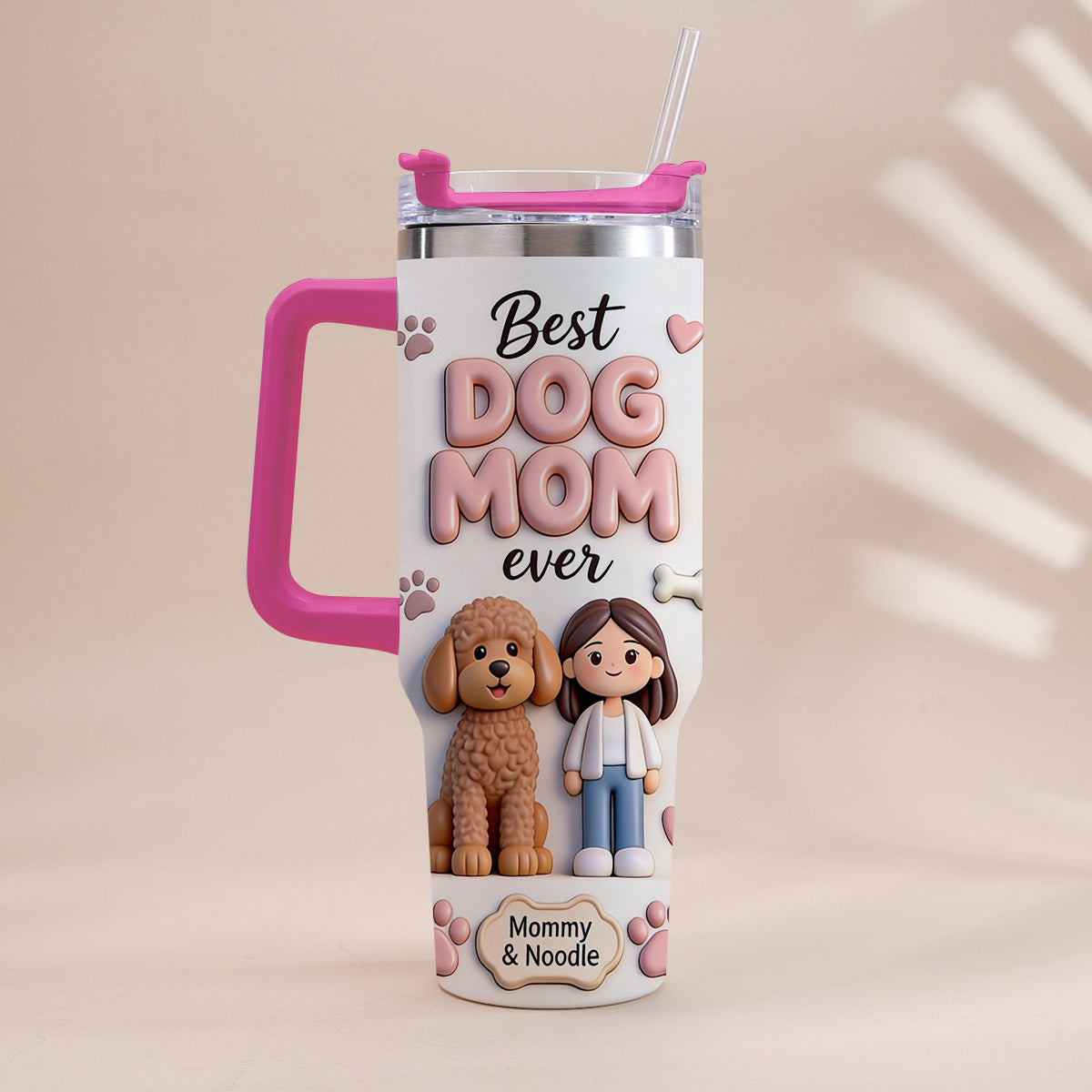 Meilleure Maman de Chien - Tasse Personnalisée avec Poignée