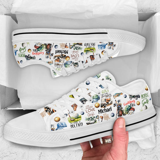 Vivez l'amour du golf - Chaussures de golf basses personnalisées
