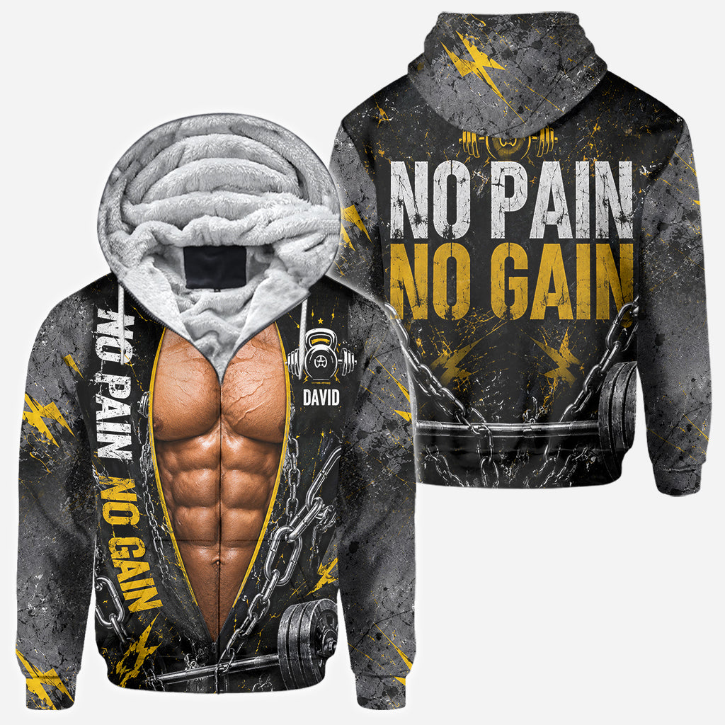 No Pain No Gain - Personalized Fitness All Over Shirt