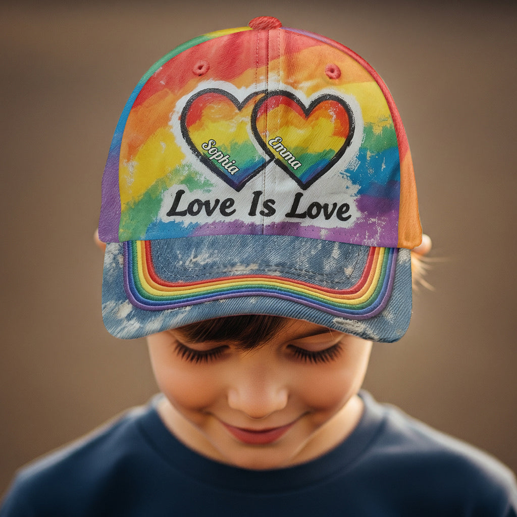 L'amour est l'amour - Casquette classique personnalisée de soutien LGBT