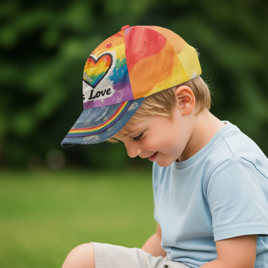 L'amour est l'amour - Casquette classique personnalisée de soutien LGBT