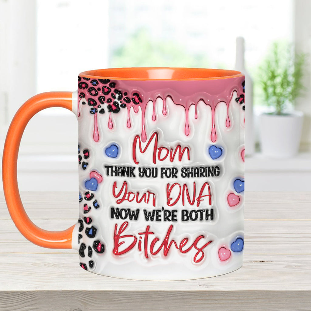 Thank You For Sharing Your DNA - Personalized Mother Accent Mug