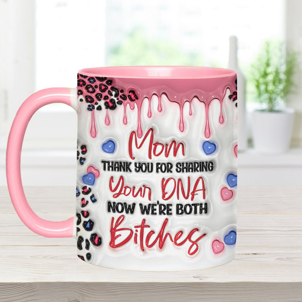 Thank You For Sharing Your DNA - Personalized Mother Accent Mug