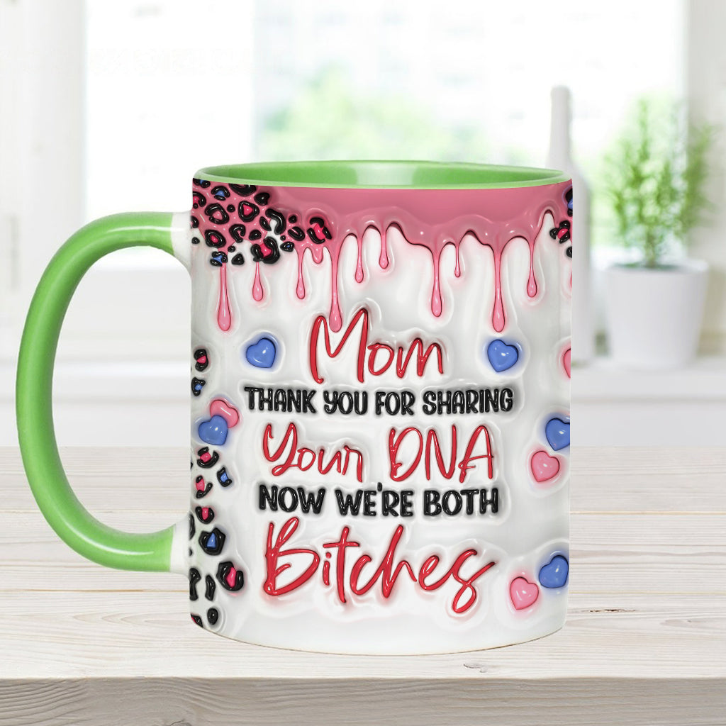 Thank You For Sharing Your DNA - Personalized Mother Accent Mug