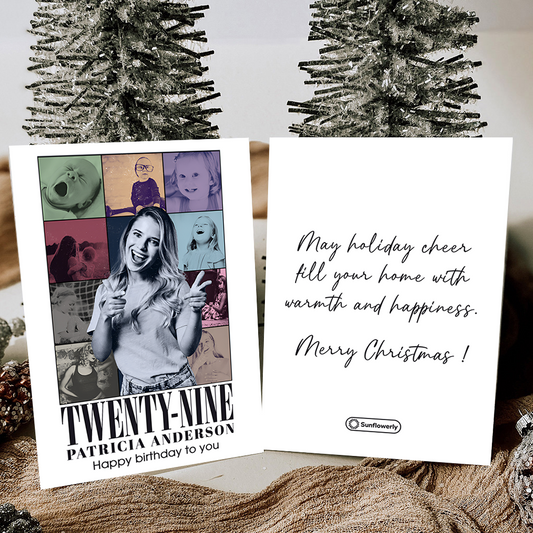 Any Message Card & Photo Upload - Personalized Greeting Card