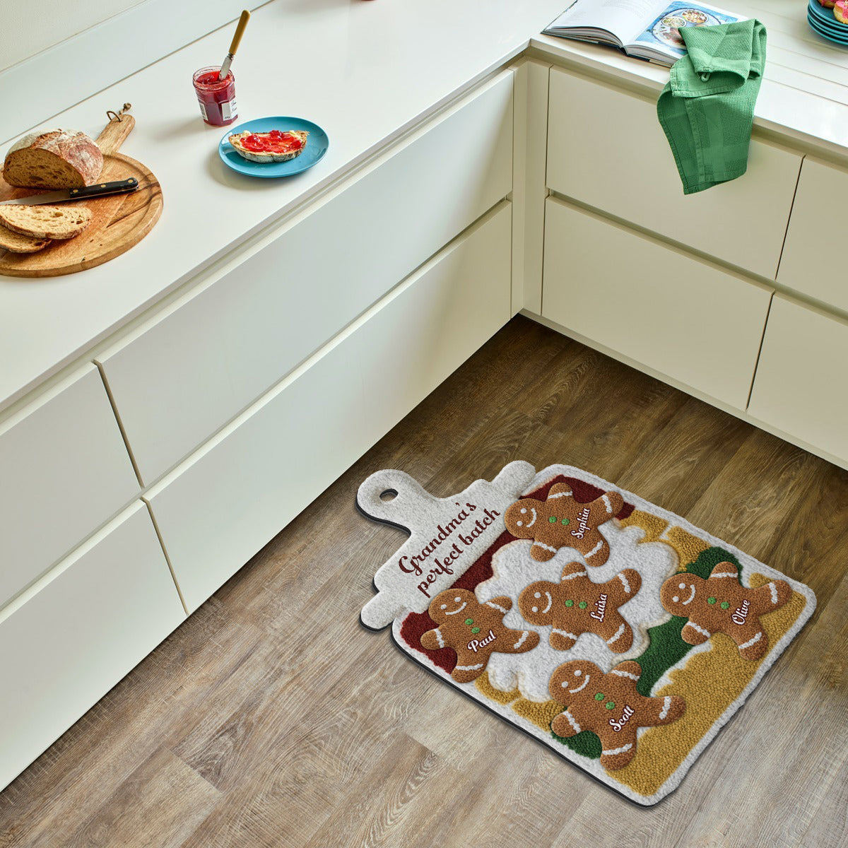 Le lot parfait de grand-mère - Tapis tufté antidérapant personnalisé pour grand-mère