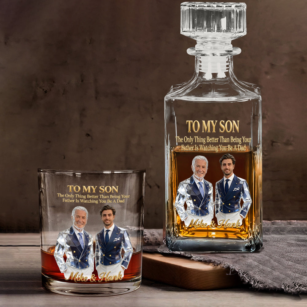 Cadeau Cool Pour Papa, Cadeau de Fête des Pères - Verre à Whisky Personnalisé