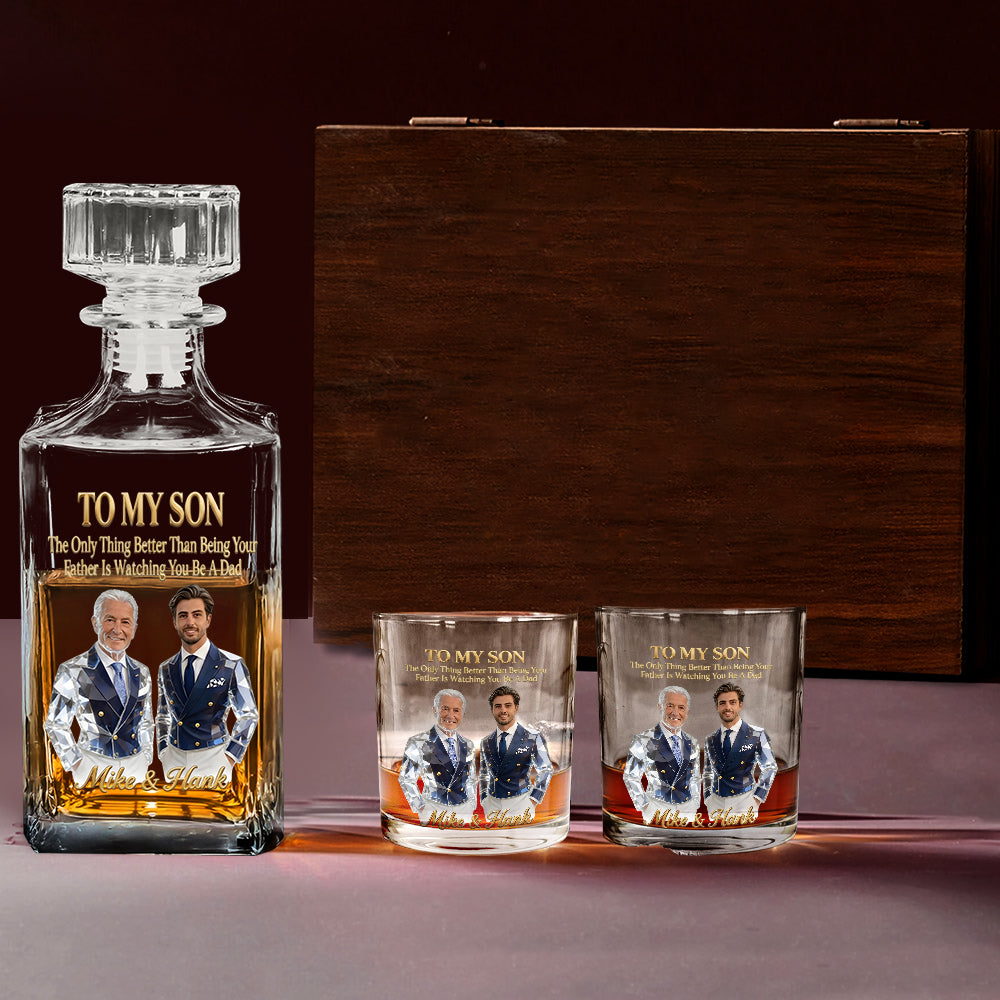 Cadeau Cool Pour Papa, Cadeau de Fête des Pères - Verre à Whisky Personnalisé