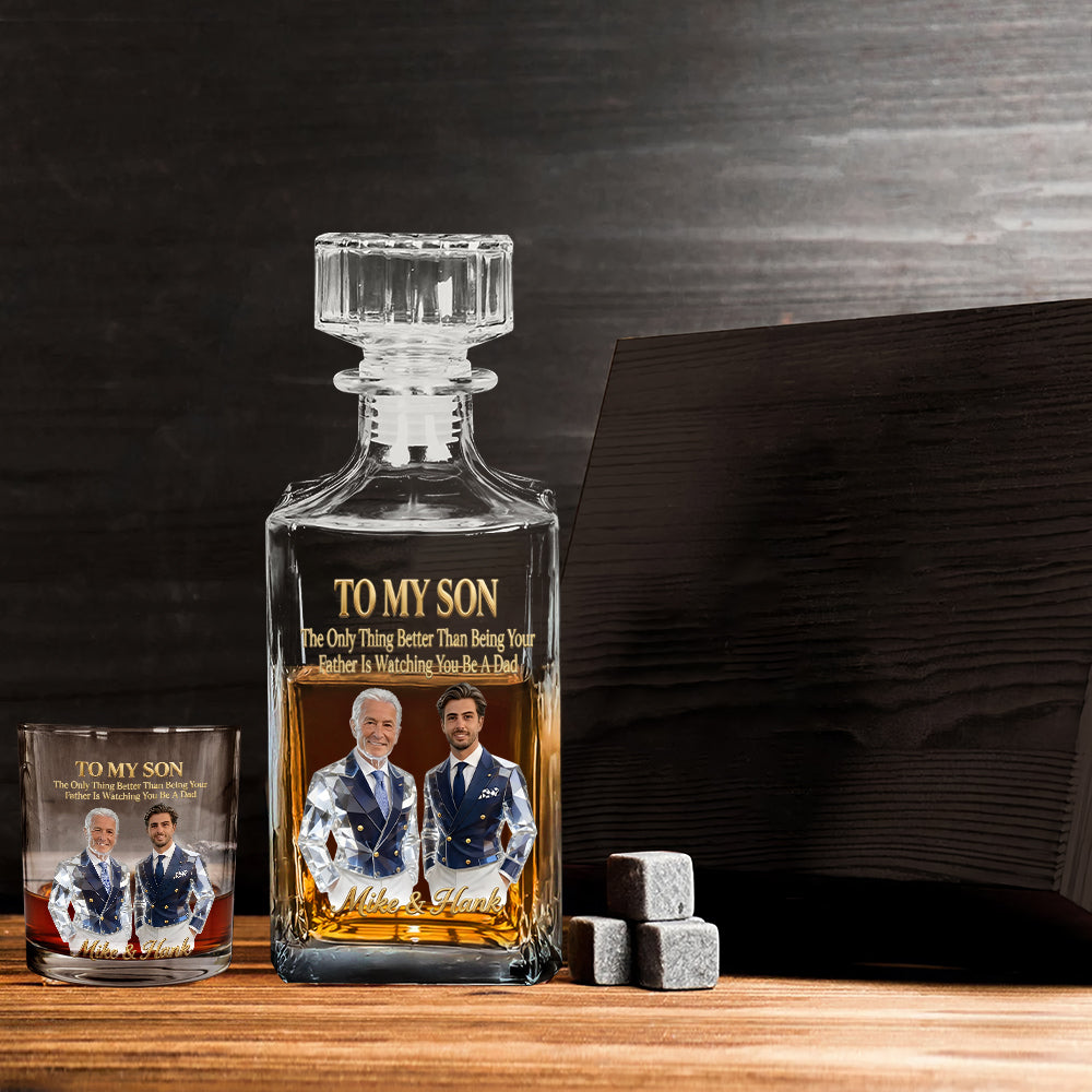 Cadeau Cool Pour Papa, Cadeau de Fête des Pères - Verre à Whisky Personnalisé
