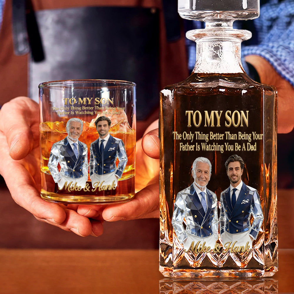 Cadeau Cool Pour Papa, Cadeau de Fête des Pères - Verre à Whisky Personnalisé