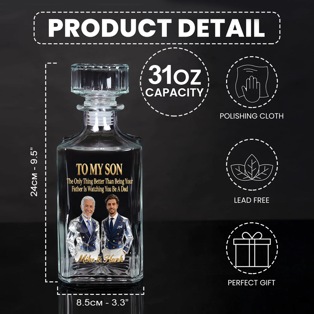 Cadeau Cool Pour Papa, Cadeau de Fête des Pères - Verre à Whisky Personnalisé