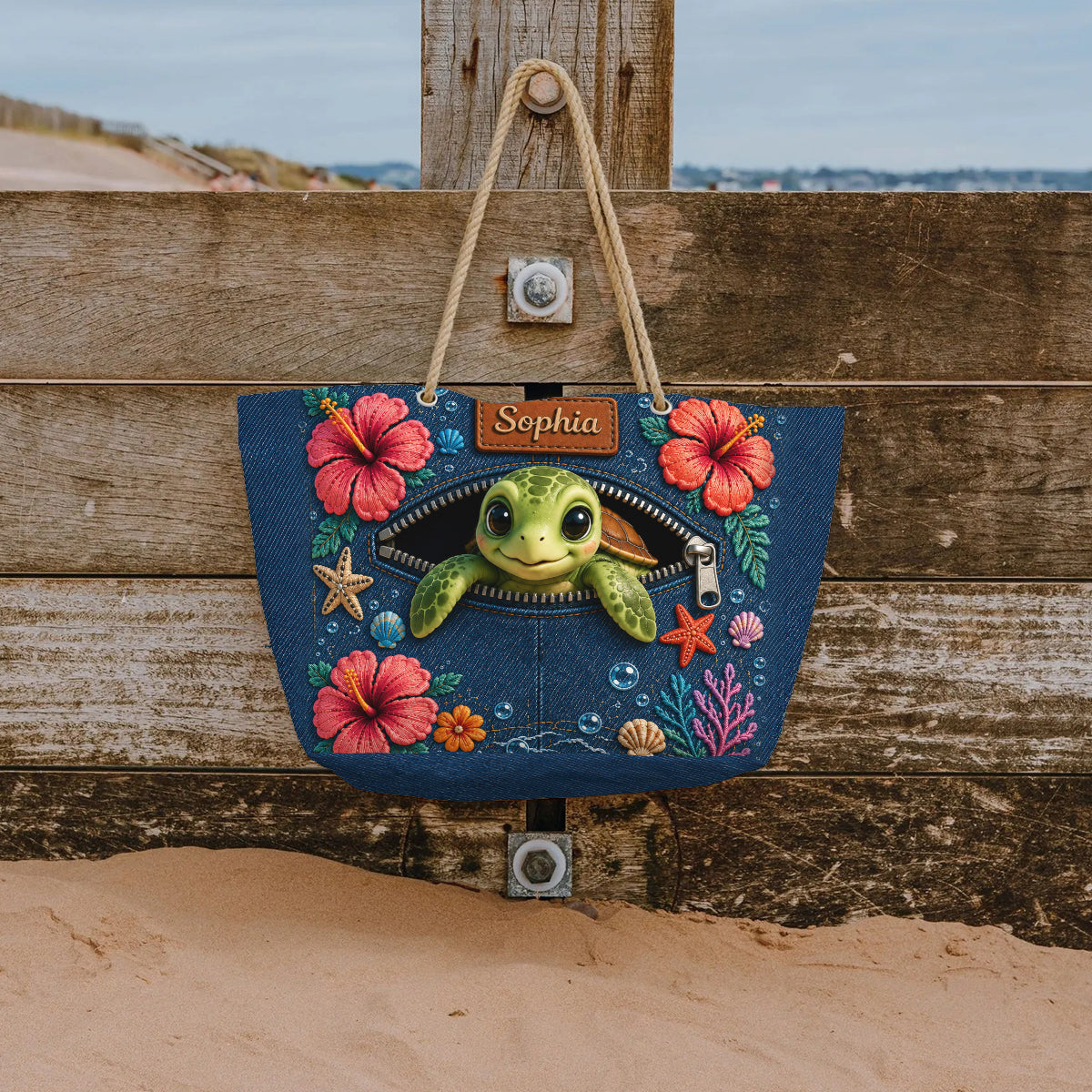 Sac de Plage Personnalisé Salty Lil'
