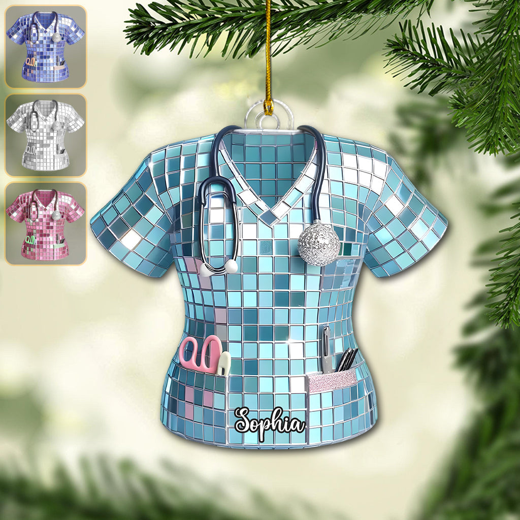 J'adore la vie d'infirmière - Ornement personnalisé pour infirmière